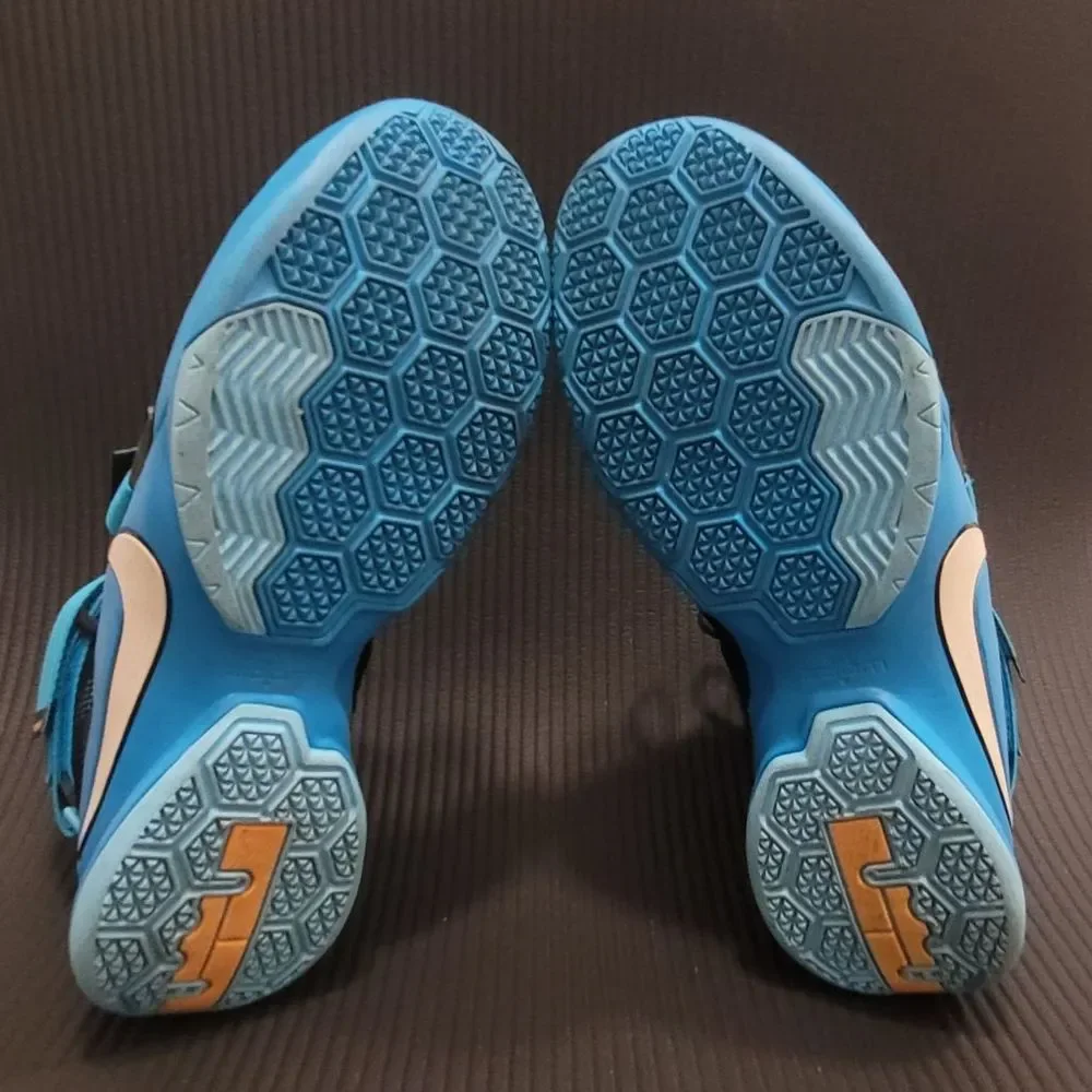 Nike Lebron Soldier 9 IX Blue Lagoon - Size 11 - Picture 6 of 7